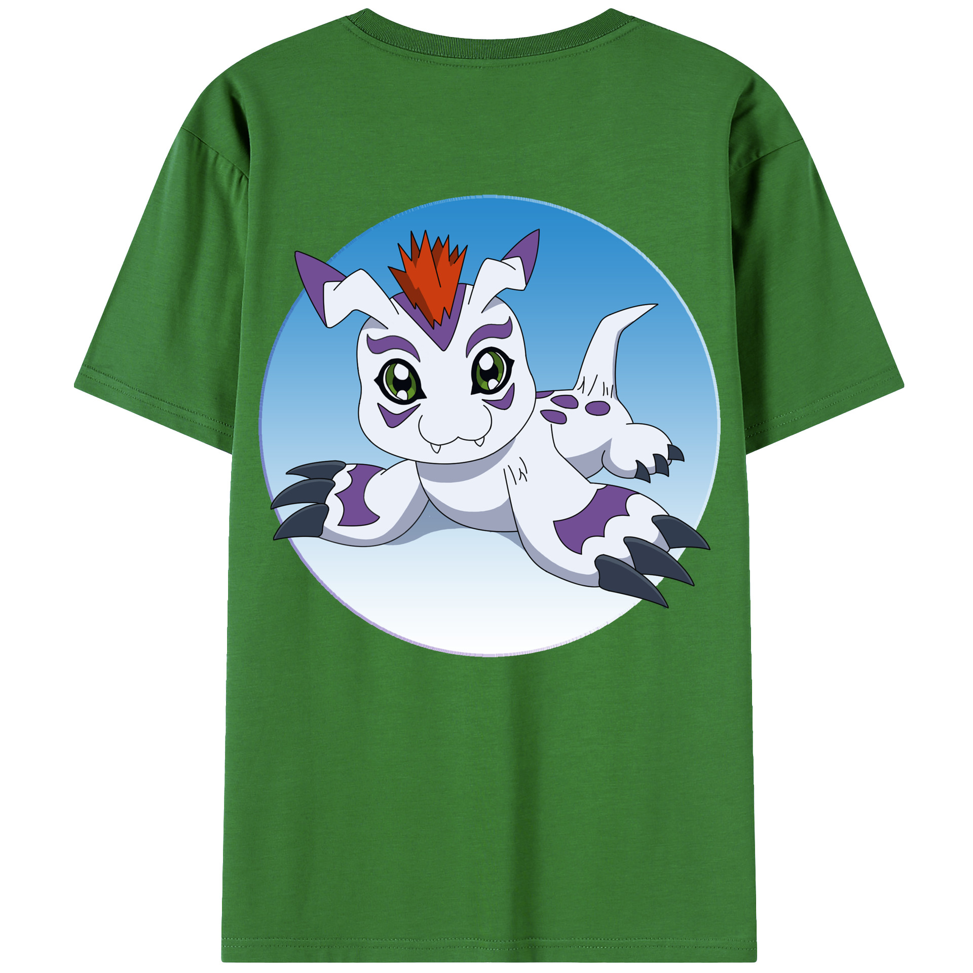 （画像用） Digimon デジタルモンスター/デジモン レディース半袖Tシャツ(バックプリント)